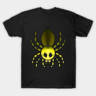 Colorful Cartoon Tarantula (Yellow) T-Shirt